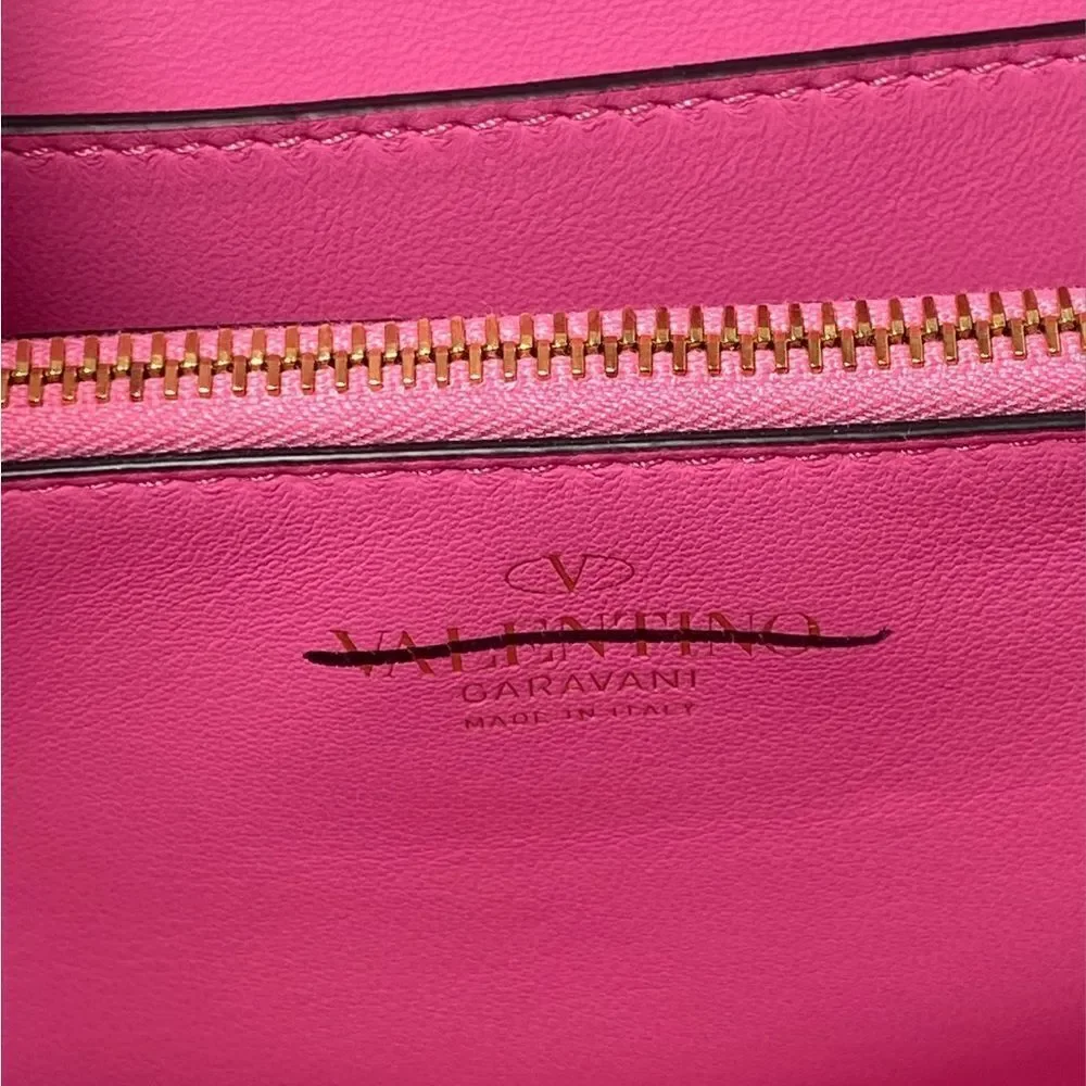 Valentino Garavani VLogo Leather Shoulder Bag